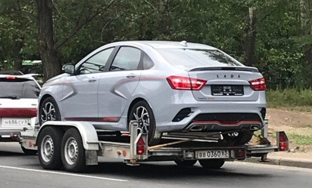 Серийная Lada Vesta Sport снова попалась фотошпионам